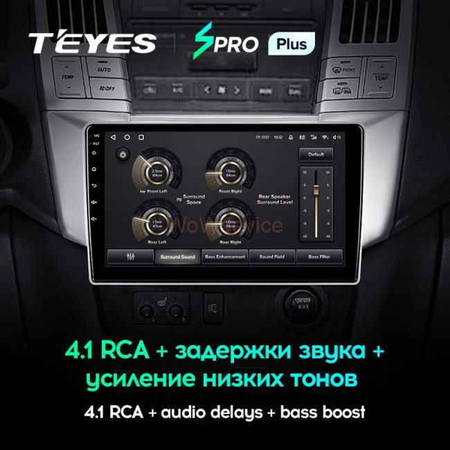 Штатная магнитола Teyes SPRO Plus 3/32 Toyota Harrier (2003-2009) Штатная магнитола Teyes SPRO Plus 3/32 Toyota Harrier (2003-2009)