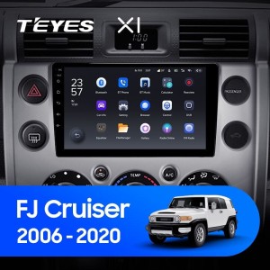 Штатная магнитола Teyes X1 4G 2/32 Toyota FJ Cruiser J15 (2006-2020)