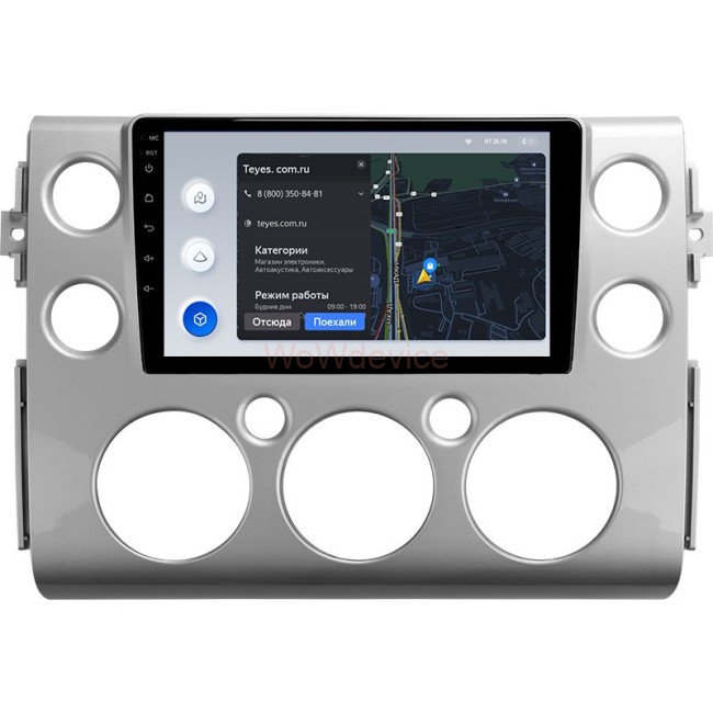 Штатная магнитола Teyes X1 4G 2/32 Toyota FJ Cruiser J15 (2006-2020)