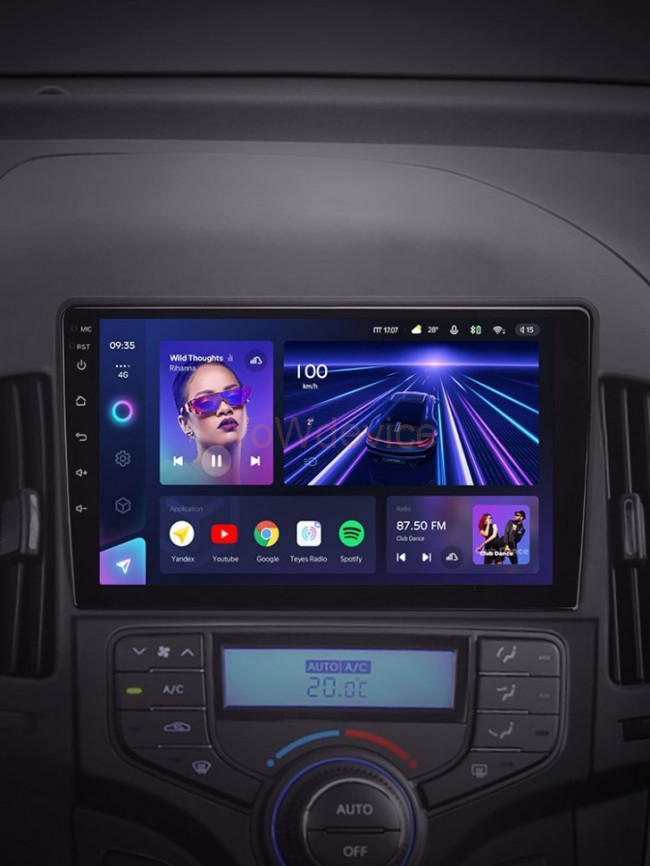 Штатная магнитола Teyes CC3 360 6/128 Hyundai i30 1 FD (2007-2012) F2