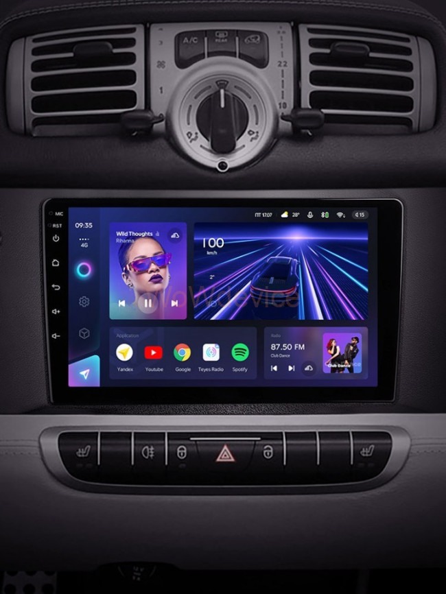 Штатная магнитола Teyes CC3 360 6/128 Mercedes Benz Smart Fortwo 2 (2010-2015)