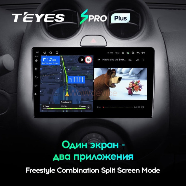 Штатная магнитола Teyes SPRO Plus 4/32 Nissan March K13 (2010-2013)