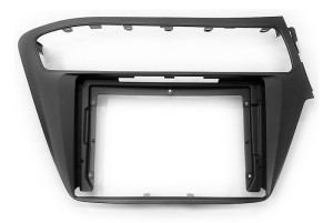 Рамка магнитолы 9.0" (цв.Черный) для HYUNDAI i-20 2018-2020 Правый руль