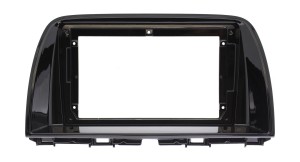 Рамка магнитолы 9.0" (цв.Глянцевый Черный) для MAZDA CX-5 2011-2017