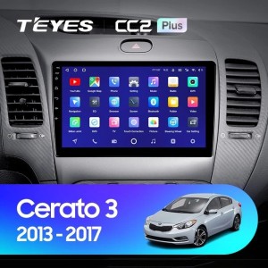 Штатная магнитола Teyes CC2L Plus 1/16 Kia Cerato 3 YD (2013-2017) Тип-AB