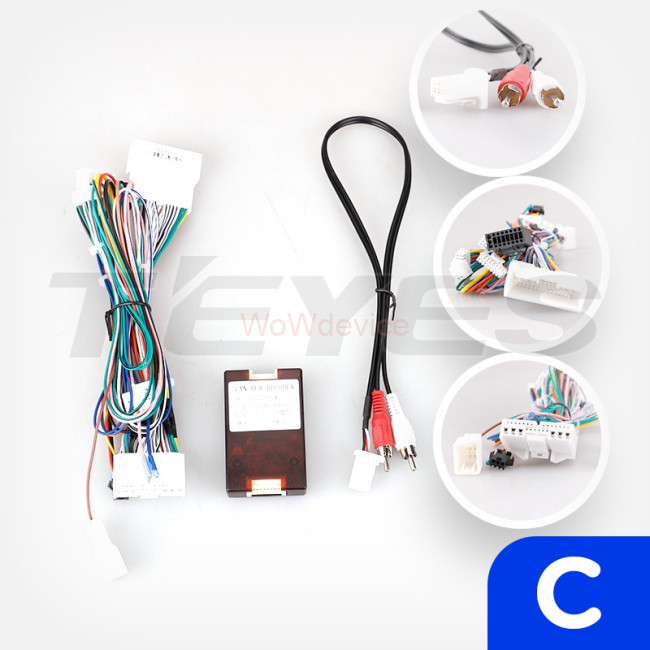 Установочный комплект Teyes для Toyota Land Cruiser Prado 150 (2009-2013) Тип-C