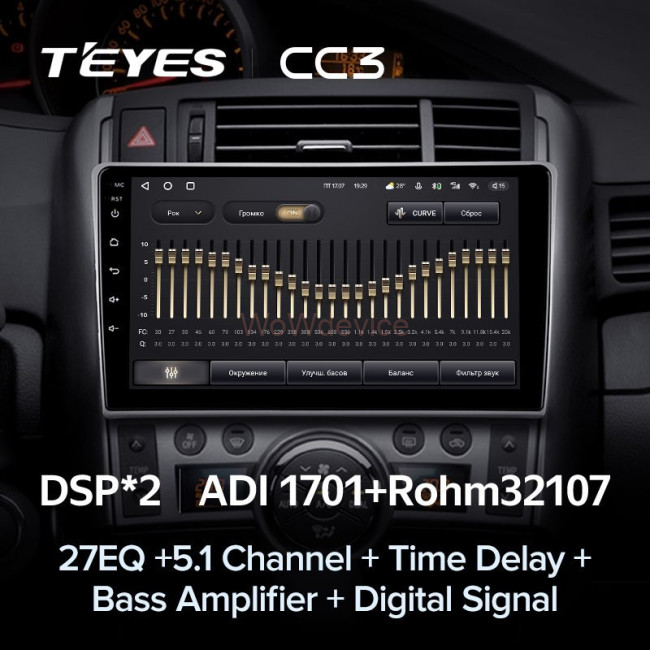 Штатная магнитола Teyes CC3 4/64 Toyota Verso R20 (2009-2018) Штатная магнитола Teyes CC3 4/64 Toyota Verso R20 (2009-2018)