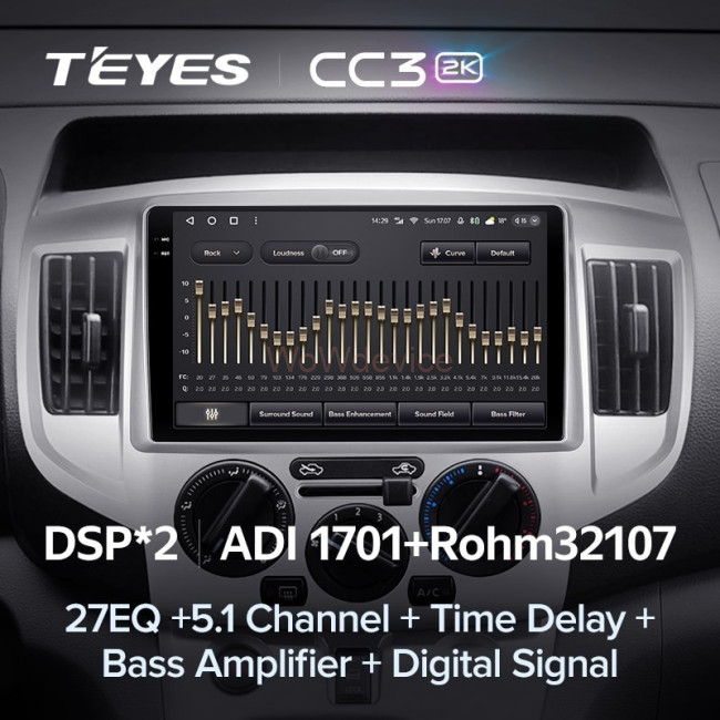 Штатная магнитола Teyes CC3 2K 4/64 Nissan NV200 M20 (2009-2023)