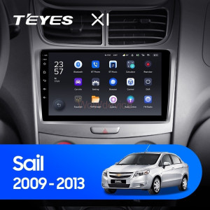 Штатная магнитола Teyes X1 4G 2/32 Chevrolet Sail (2009-2013)