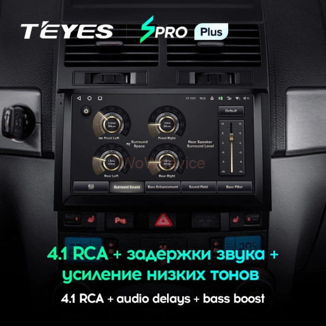 Штатная магнитола Teyes SPRO Plus 3/32 Volkswagen Touareg GP (2002-2010) F2