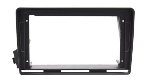 Рамка магнитолы 9.0" (цв.Черный) для SSANG YONG Actyon, Kyron 2005-2011 Левый руль