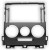 Рамка магнитолы 9.0" (цв.Черный) для TOYOTA Land Cruiser Prado (120) 2002-2009 / LEXUS GX 470 2002-2009 ток без навигации / Кондиционер переменный ток