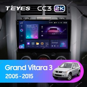 Штатная магнитола Teyes CC3 2K 6/128 Suzuki Grand Vitara 3 (2005-2017)