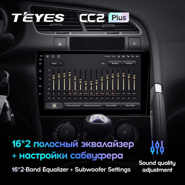 Штатная магнитола Teyes CC2L Plus 1/16 Peugeot 3008 1 (2009-2016) F1 Штатная магнитола Teyes CC2L Plus 1/16 Peugeot 3008 1 (2009-2016) F1