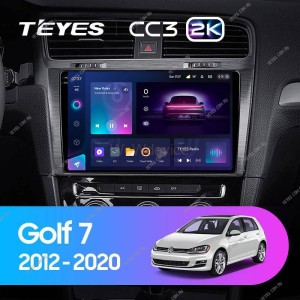 Штатная магнитола Teyes CC3 2K 360 6/128 Volkswagen Golf 7 MK7 (2014-2018) Тип-A