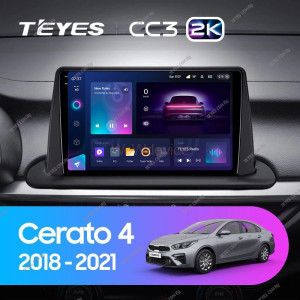 Штатная магнитола Teyes CC3 2K 360 6/128 Kia Cerato 4 (2018-2021)