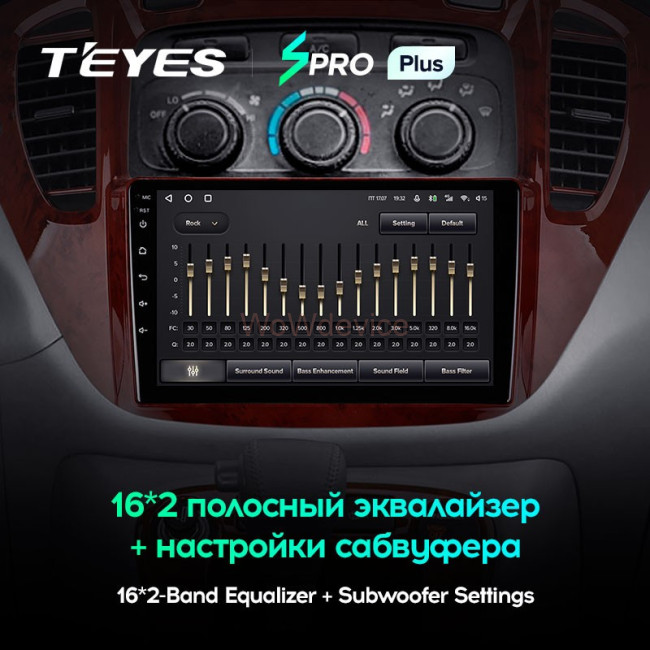 Штатная магнитола Teyes SPRO Plus 3/32 Toyota Highlander 1 XU20 (2001-2007) Штатная магнитола Teyes SPRO Plus 3/32 Toyota Highlander 1 XU20 (2001-2007)
