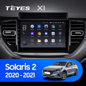 Штатная магнитола Teyes X1 4G 2/32 Hyundai Solaris 2 (2020-2021)
