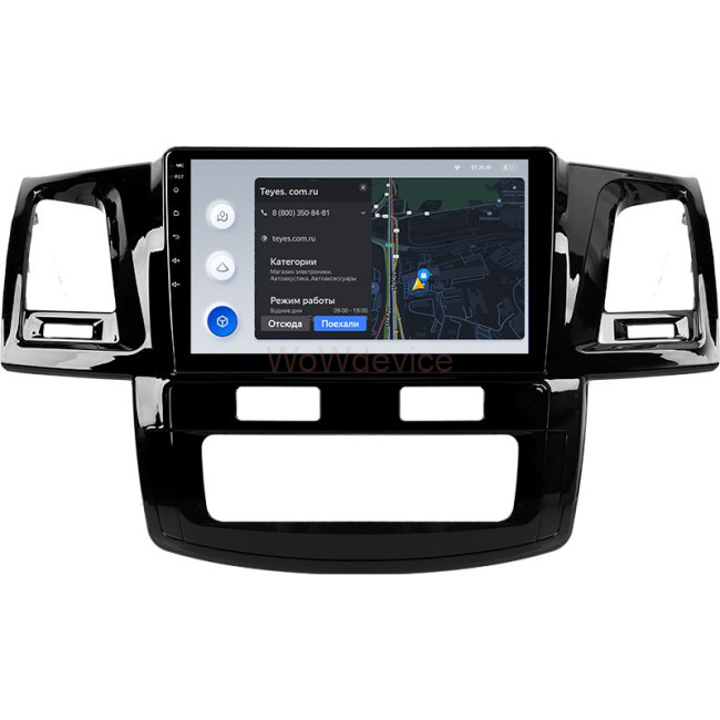 Штатная магнитола Teyes X1 4G 2/32 Toyota Fortuner (2008-2014) F2