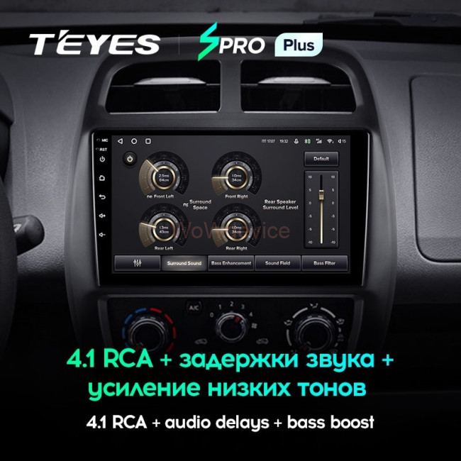 Штатная магнитола Teyes SPRO Plus 4/32 Renault KWID (2015-2019)