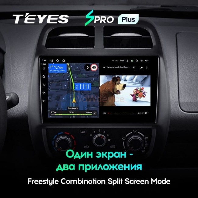 Штатная магнитола Teyes SPRO Plus 4/32 Renault KWID (2015-2019)