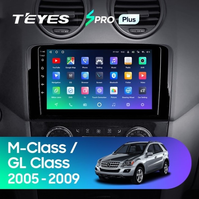 Штатная магнитола Teyes SPRO Plus 3/32 Mercedes-Benz GL-Class X164 (2005-2009) F2