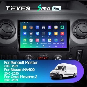 Штатная магнитола Teyes SPRO Plus 4/64 Renault Master (2010-2019)