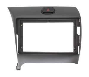 Рамка магнитолы 9.0" (цв.Черный) для KIA Cerato, Forte 2013-2017; K3 2012-2017 Левый руль