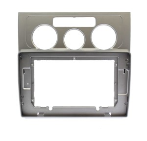 Рамка магнитолы 10.2" (цв.Серебро) для VOLKSWAGEN Touran 2003-2015 Кондиционер