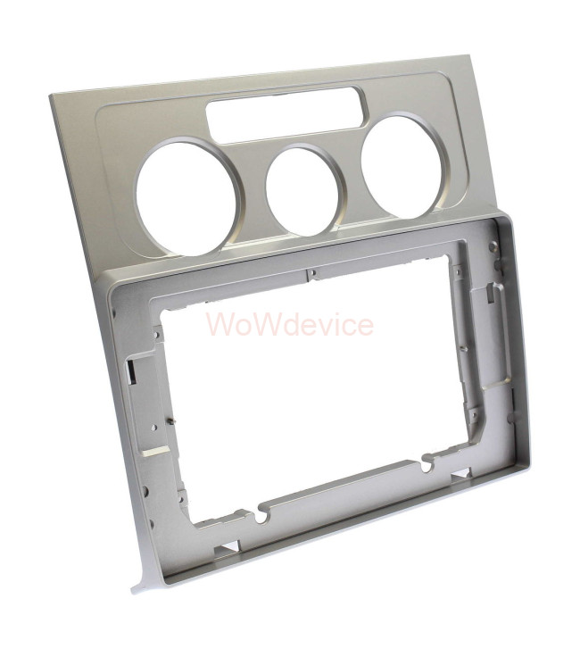 Рамка магнитолы 10.2" (цв.Серебро) для VOLKSWAGEN Touran 2003-2015 Кондиционер Рамка магнитолы 10.2" (цв.Серебро) для VOLKSWAGEN Touran 2003-2015 Кондиционер