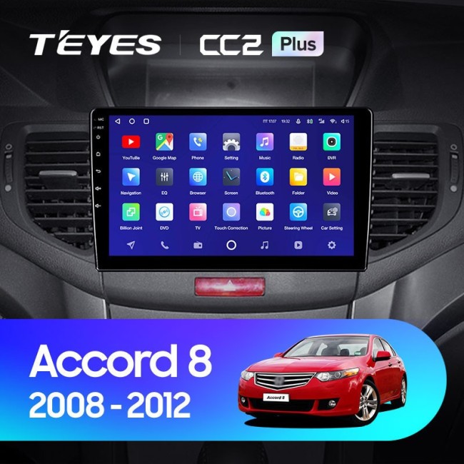Штатная магнитола Teyes CC2L Plus 2/32 Honda Accord 8 (2008-2012)