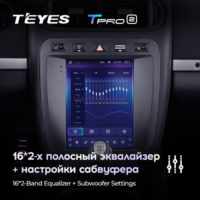 Штатная магнитола Tesla style Teyes TPRO 2 4/64 Porsche Cayenne 1 9PA (2002-2010)