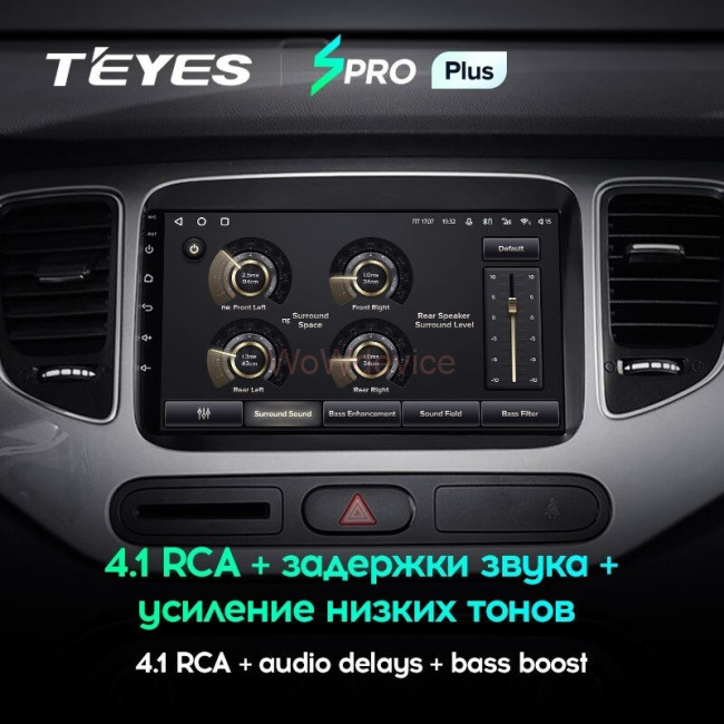 Штатная магнитола Teyes SPRO Plus 3/32 Kia Carens RP 3 (2013-2019)