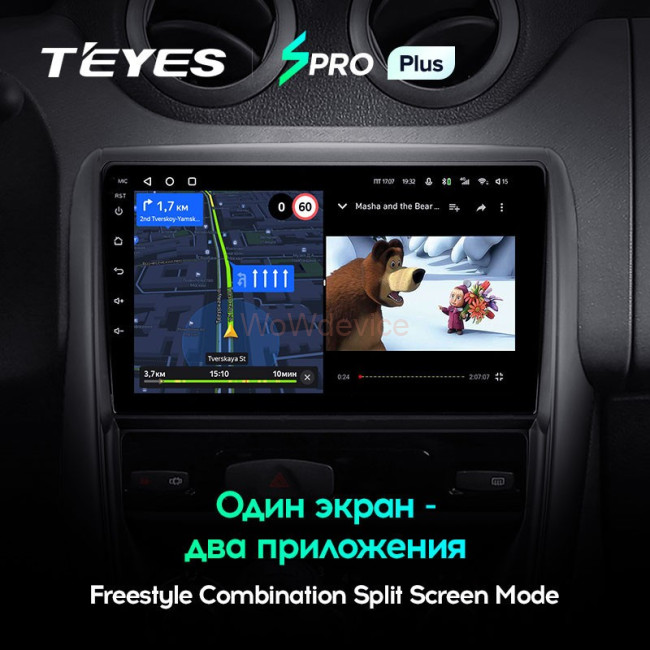 Штатная магнитола Teyes SPRO Plus 4/64 Renault Duster 1 (2010-2015)
