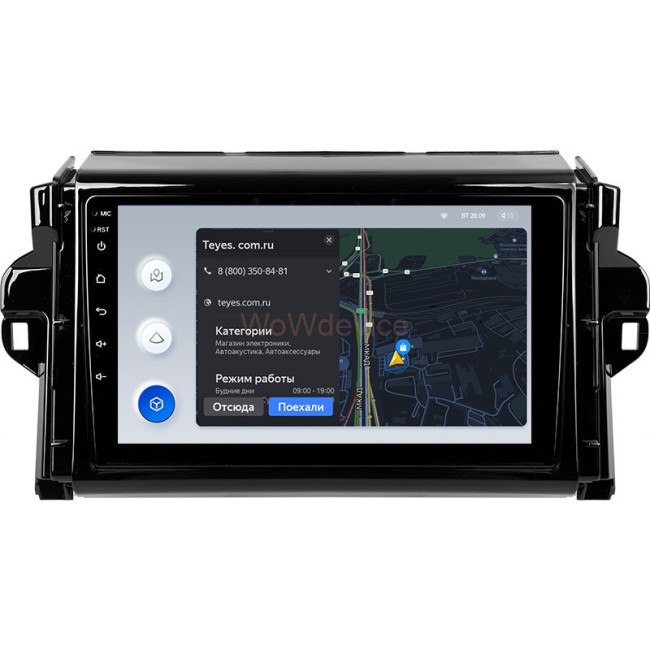Штатная магнитола Teyes X1 4G 2/32 Toyota Fortuner 2 (2015-2018)
