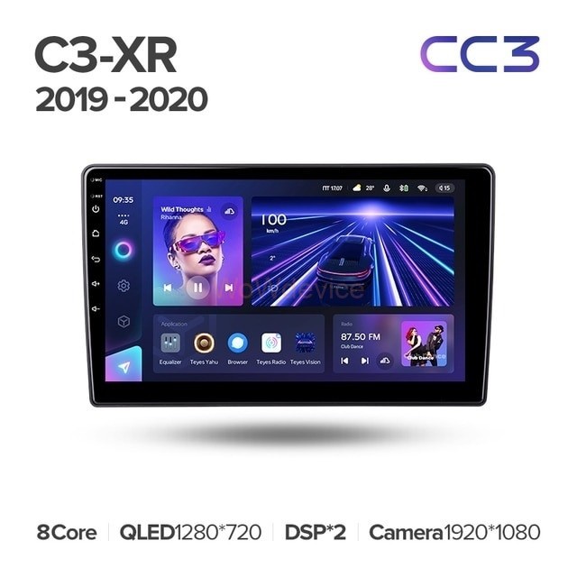 Штатная магнитола Teyes CC3 4/32 Citroen C3-XR (2019-2020) (F1)