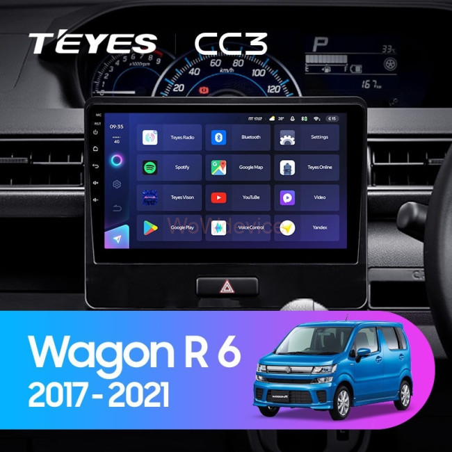 Штатная магнитола Teyes CC3 4/64 Suzuki Wagon R VI (2017-2021)