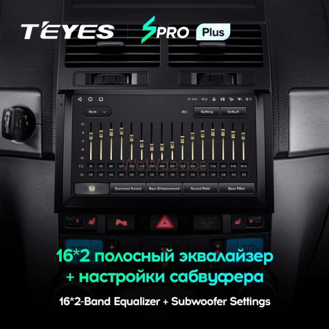 Штатная магнитола Teyes SPRO Plus 6/128 Volkswagen Touareg GP (2002-2010) F2