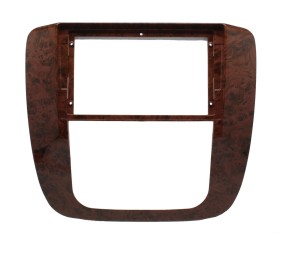 Рамка магнитолы 9.0" (цв.Глянцевый Деревянный) для CHEVROLET Tahoe 2006-2014 / GMC Yukon 2007-2014