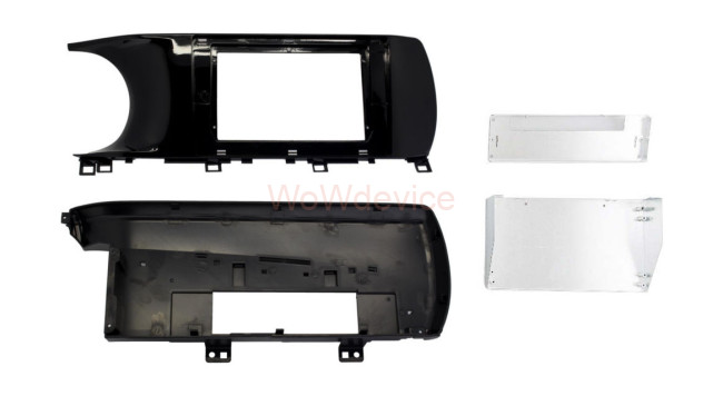 Рамка магнитолы 10.2" (цв.Глянцевый Черный) для KIA K5 2020+ Левый руль