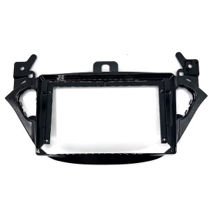 Рамка магнитолы 9.0" (цв.Глянцевый Черный) для OPEL Adam 2013+, Corsa (E) 2014+