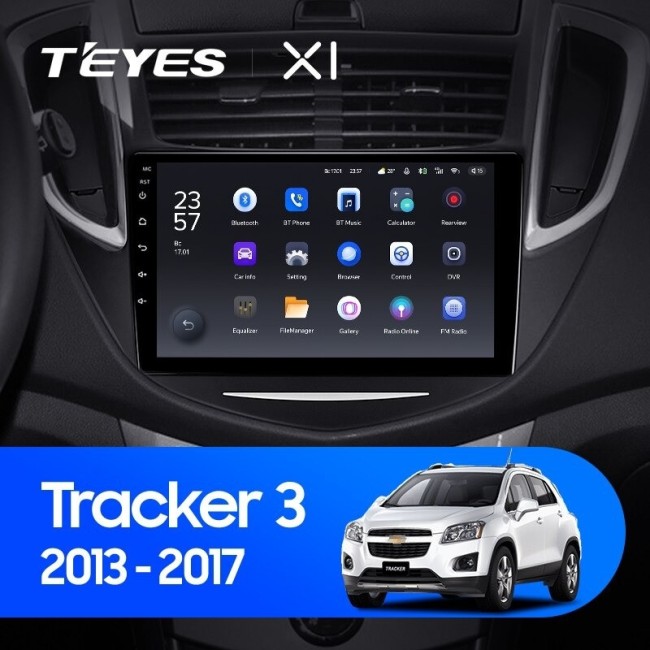 Штатная магнитола Teyes X1 4G 2/32 Chevrolet Tracker 3 (2013-2017) F1