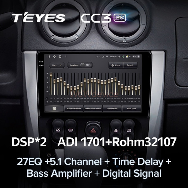 Штатная магнитола Teyes CC3 2K 360 6/128 Nissan Almera 3 G15 (2012-2018)