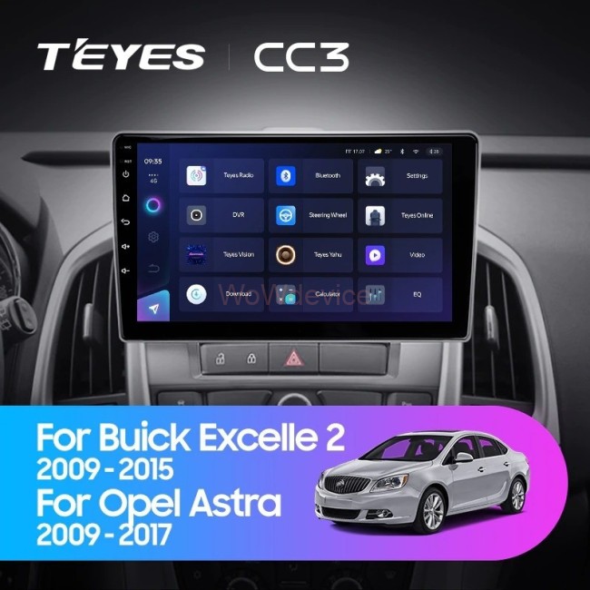 Штатная магнитола Teyes CC3L 4/32 Opel Astra J (2009-2017)
