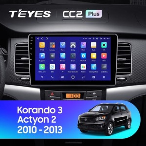 Штатная магнитола Teyes CC2L Plus 1/16 Ssang Yong Actyon (2010-2013)