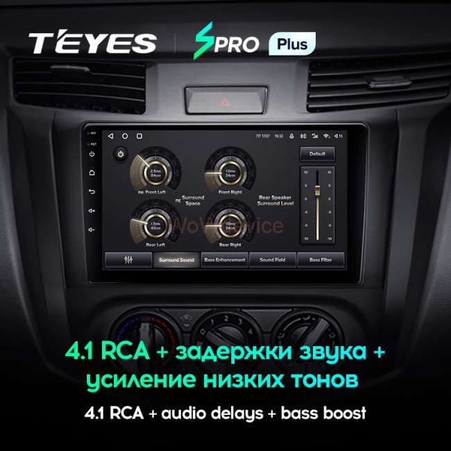 Штатная магнитола Teyes SPRO Plus 4/32 Nissan Navara D23 IV (2014-2021) Тип-В
