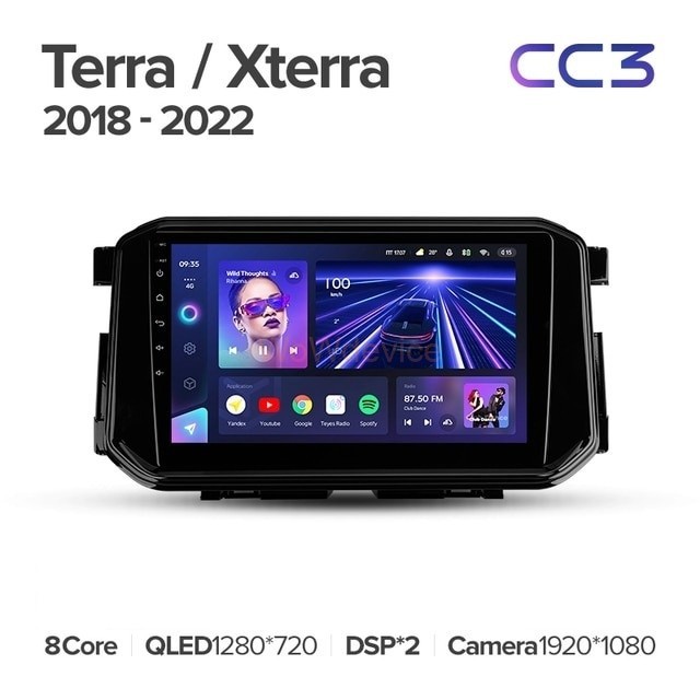 Штатная магнитола Teyes CC3 6/128 Nissan X-Terra (2018-2022)