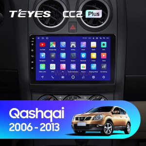 Штатная магнитола Teyes CC2 Plus 6/128 Nissan Qashqai 1 J10 (2006-2013) Тип-B