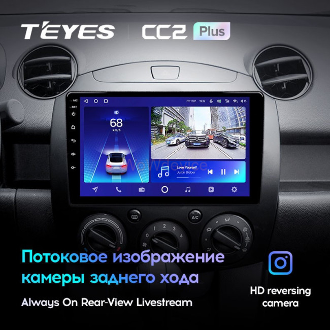 Штатная магнитола Teyes CC2 Plus 3/32 Mazda 2 DE (2007-2014) Штатная магнитола Teyes CC2 Plus 3/32 Mazda 2 DE (2007-2014)