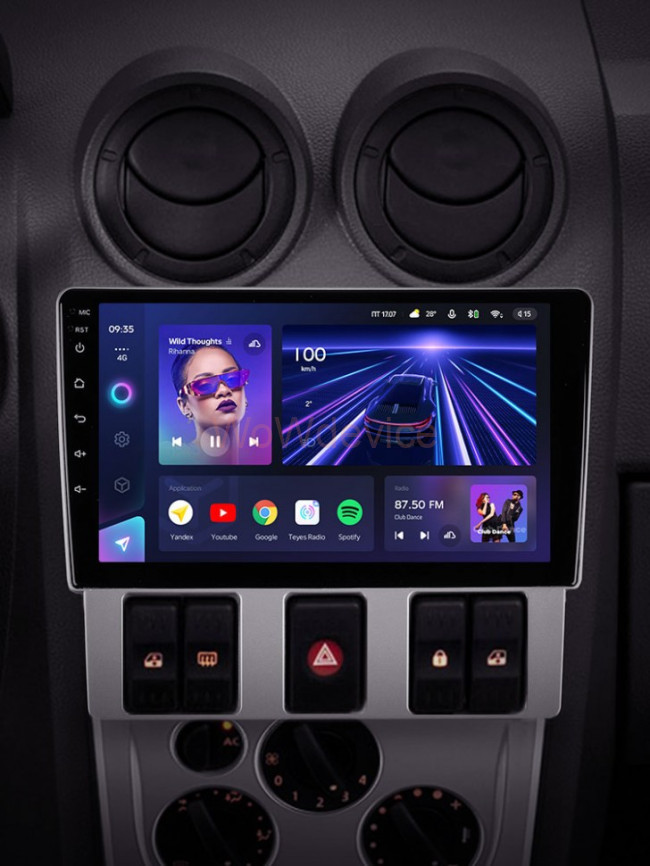 Штатная магнитола Teyes CC3 4/64 Renault Logan 1 (2004-2009) Штатная магнитола Teyes CC3 4/64 Renault Logan 1 (2004-2009)